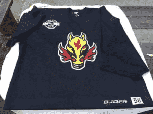 Goalie Cut Calgary Flames Jersey