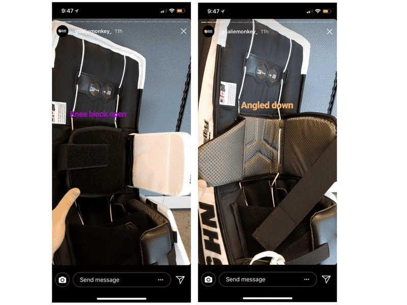 Vaughn VE 8 knee blocks