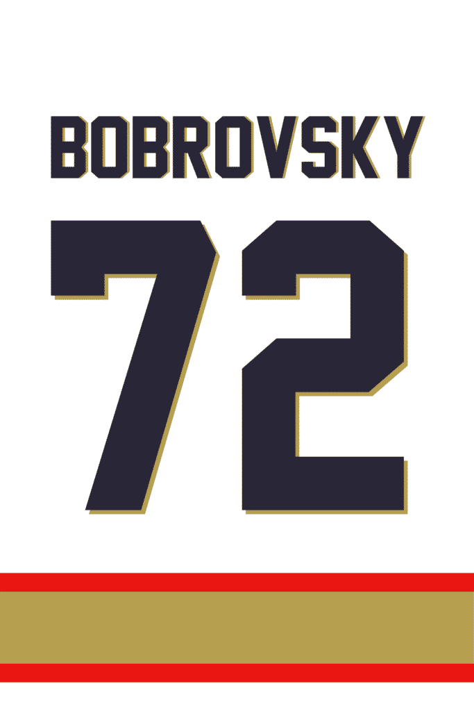 What gear does Sergei Bobrovsky wear