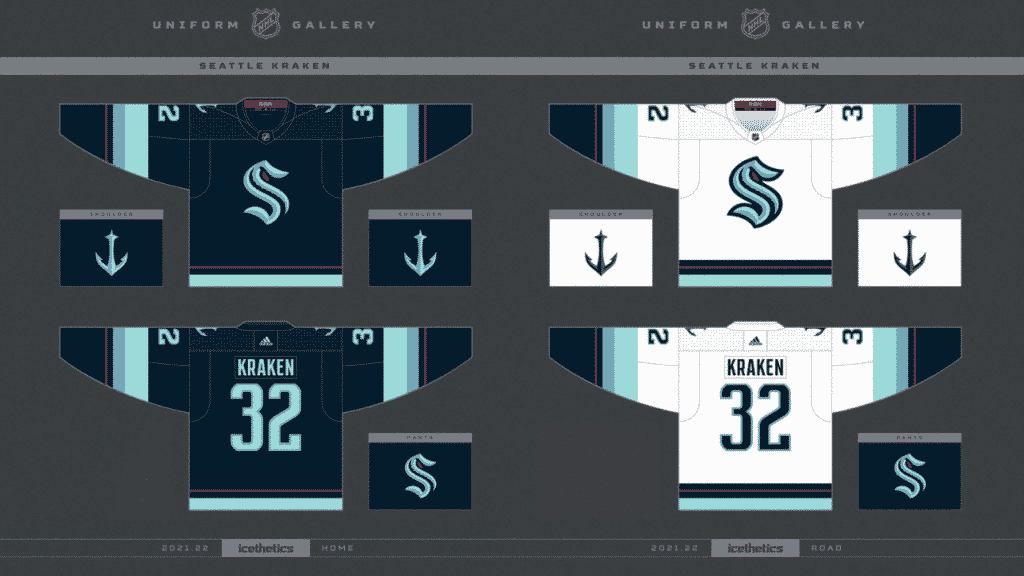 Seattle Kraken Goalie Pads