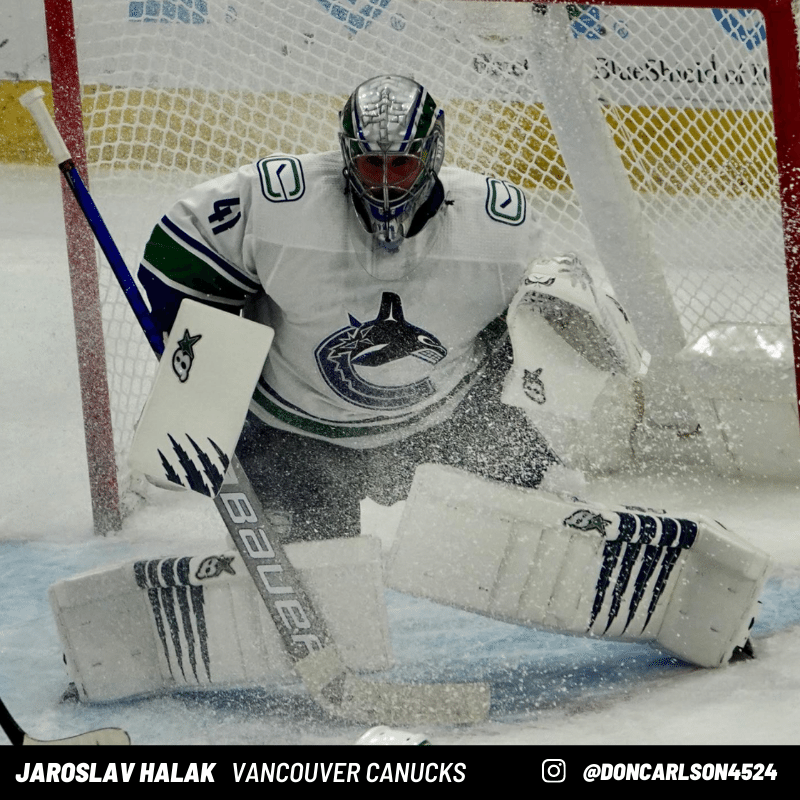 Jaroslav Halak Goalie Pads and Gear Vancouver Canucks