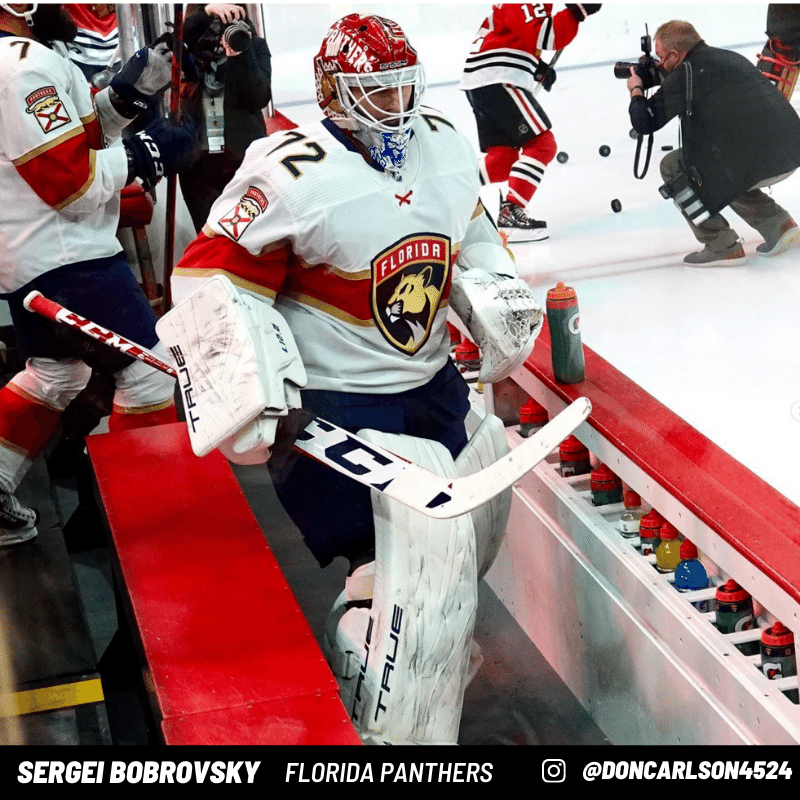Sergei Bobrovsky Goalie Pads Florida Panthers